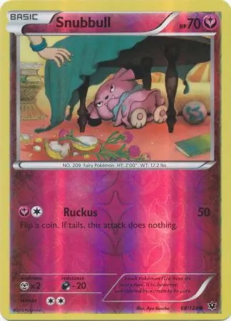Fates Collide Snubbull #68/124 reverse holo